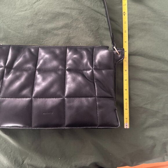 ALL SAINTS Sheringham Quilted Bag Black - Picture 8 of 9